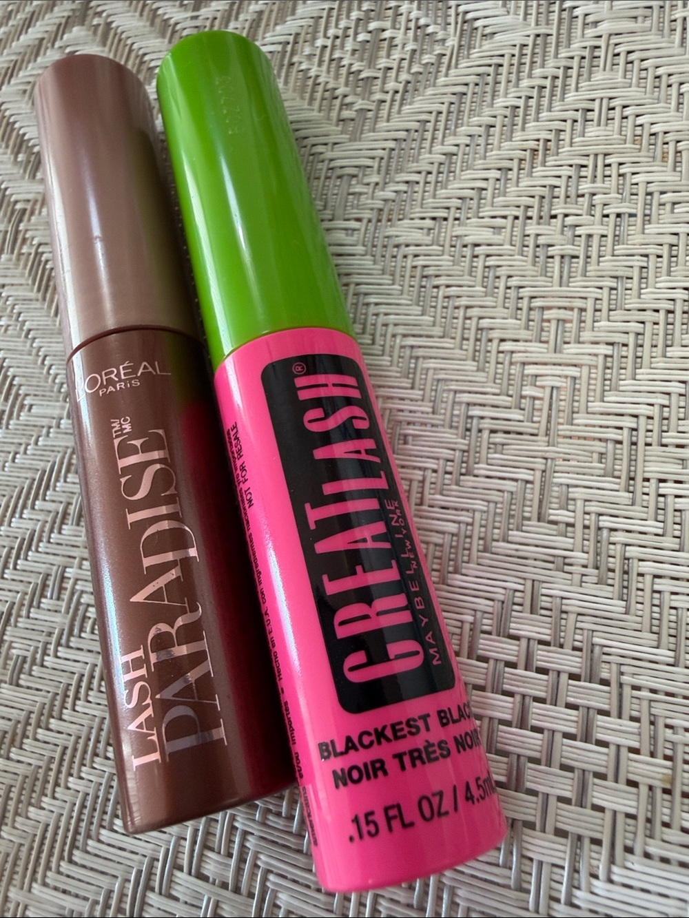 Two Mascara includes Black Maybelline Great Lash and Brown L’oreal Lash Paradise